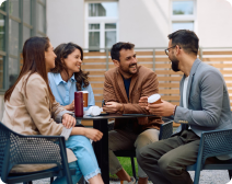 Difficulty following group conversations